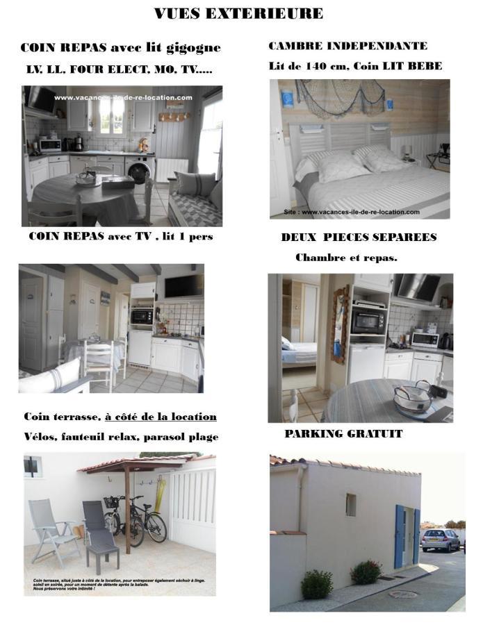 Ile De Re, La Danae, Velos, Wifi, Possibilite Cuisine, Linge, Parking Gratuit Saint-Martin-de-Ré Extérieur photo